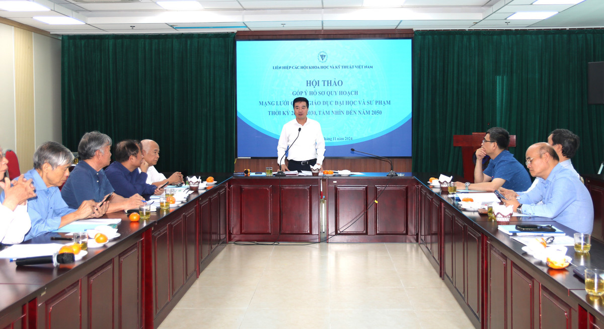 VUSTA gop y quy hoach mang luoi co so giao duc dai hoc, su pham