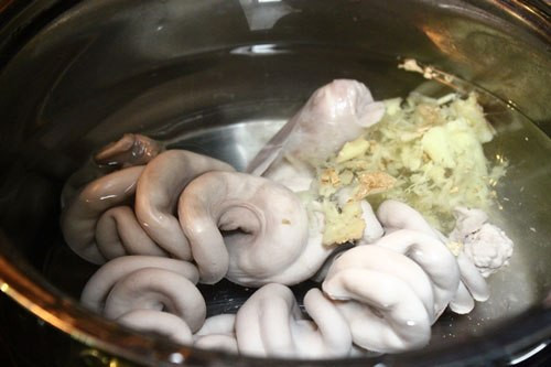 Không chỉ vậy, nếu lòng lợn hoặc nội tạng động vật không được làm sạch kĩ càng rất dễ trở thành ổ vi khuẩn gây nên các bệnh như viêm gan, thương hàn, kiết lị, bệnh tả cho bạn… vì số ruột động vật có chứa lượng lớn vi khuẩn E.Coli và các vi khuẩn gây bệnh tiêu chảy, tả, lỵ, thương hàn.