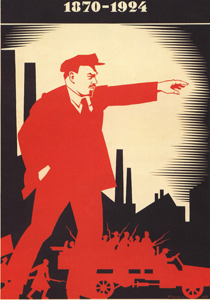 “Vladimir Lenin (1870-1924)” của tác giả Adolph Strakhov. Lenin sinh ngày 22/4.