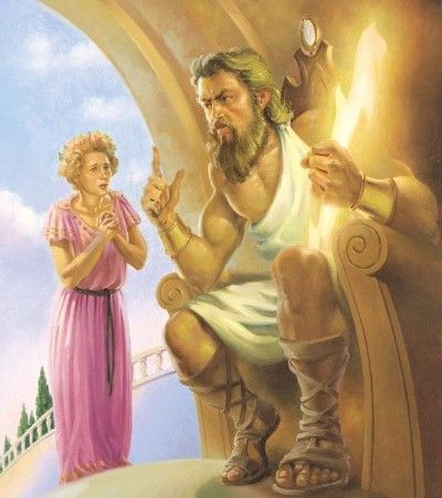 Thần Zeus có một vũ khí nổi tiếng là lưỡi tầm sét. Zeus nhận vũ khí này từ các khổng lồ 1 mắt Cyclops trong cuộc chiến với các vị thần thượng cổ Titan.