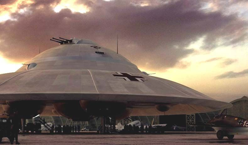 Đĩa bay của Đức quốc xã có thể đạt độ cao 12.400m chỉ trong 3 phút.