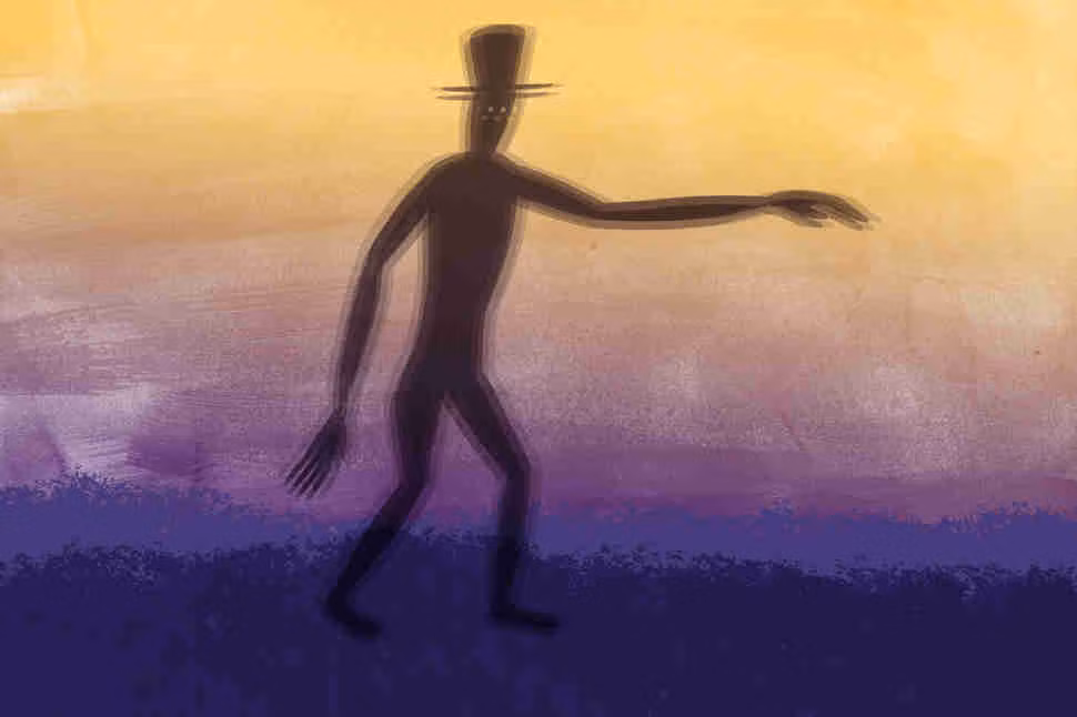 Con quỷ bí ẩn này được mô tả mang hình dáng của một người cao lớn nhưng gầy guộc. Nó đội mũ đen và mang theo các xác chết giống như chiến lợi phẩm.