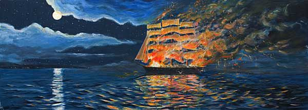 Đến năm 1912, một số nhân chứng tuyên bố nhìn thấy tàu "ma" Northumberland Strait bốc cháy dữ dội.