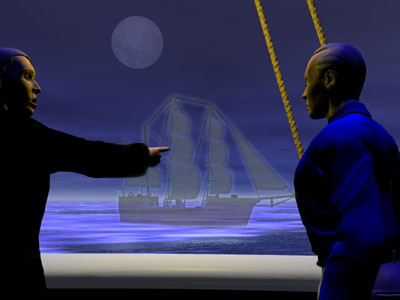 Con tàu này thường xuất hiện gần khu vực eo biển Northumberland chạy giữa Nova Scotia và đảo Prince Edward (Canada).