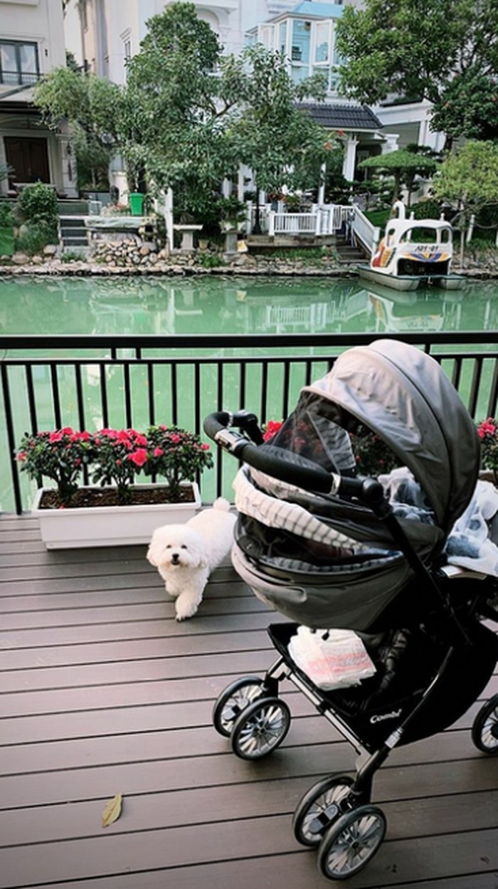 Mới đây, nàng hậu sinh năm 1993 hào hứng chia sẻ hình ảnh ghi lại công tác chuẩn bị đón Tết của gia đình mình. Cô tranh thủ hỏi thăm: "Mọi người chuẩn bị Tết đến đâu rồ à? Tết nhà em mới về đến cửa và sân nhà thôi".