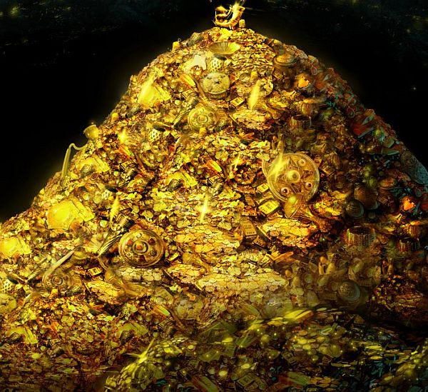 Theo ước tính, bên trong khu mộ cổ có khoảng 5.300 cổ vật cực kỳ giá trị gồm vàng bạc, đá quý.