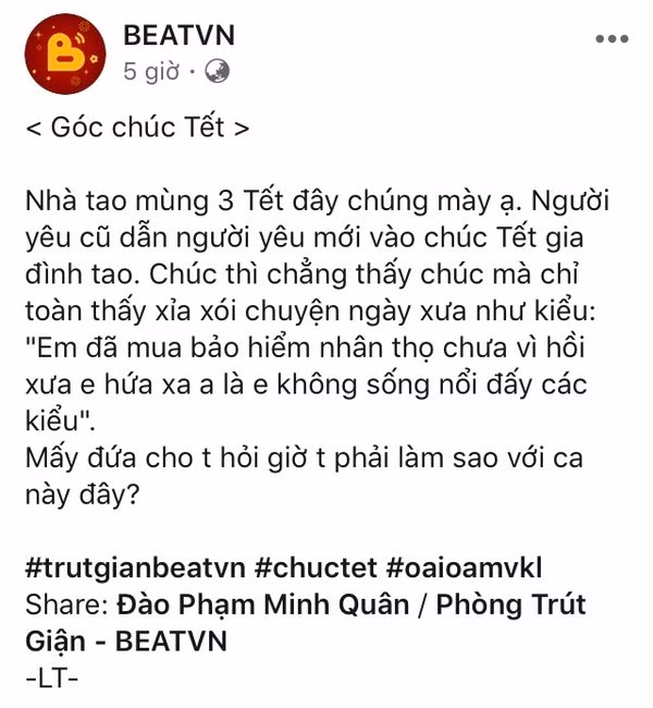 Nam moi nam me, nguoi yeu cu dan nguoi yeu moi den chuc Tet