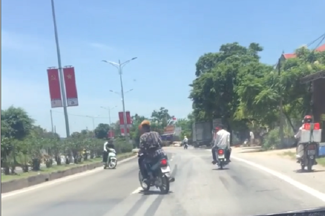 Trung tá Võ Thế Quyền - Phó trưởng Công an huyện Diễn Châu cho biết, căn cứ vào các video, hình ảnh được quần chúng nhân dân gửi đến fanpage, Công an huyện Diễn Châu đã tổ chức lực lượng xác minh.