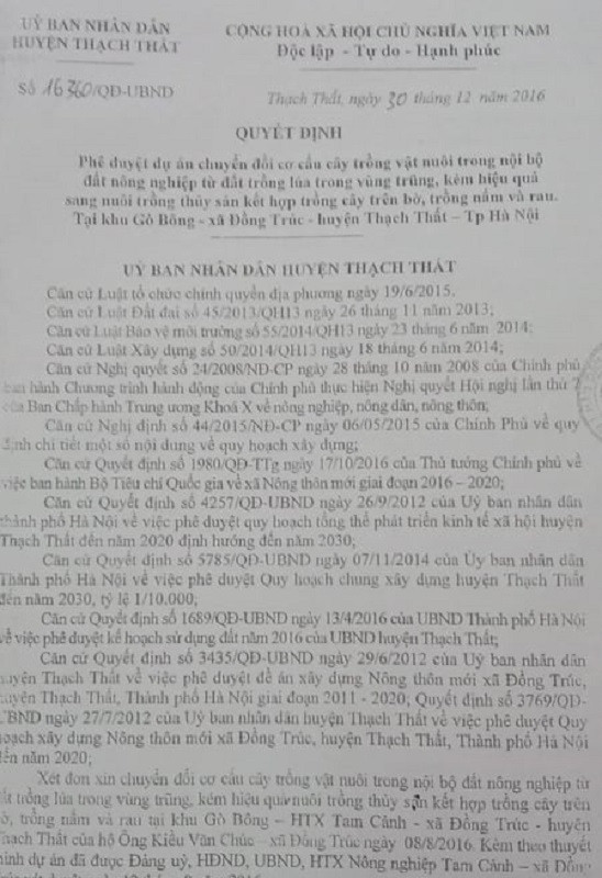 Thach That, Ha Noi: Du an nuoi trong thuy san bien tuong... “trang vien nghi duong”?-Hinh-4