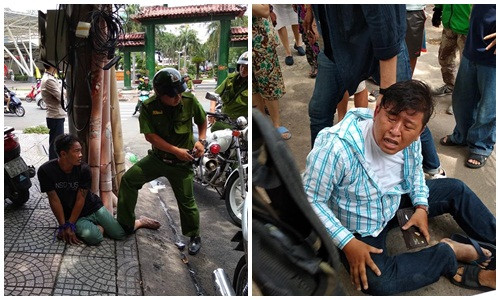 Hai đối tượng bị bắt giữ.