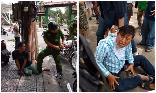 Hai đối tượng bị bắt giữ.