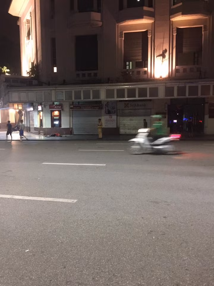 Hiện trường xảy ra vụ tai nạn.