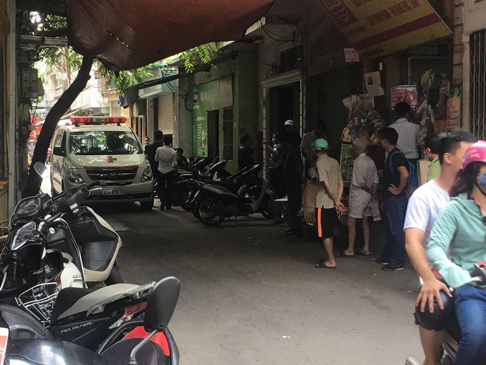 Khu vực hiện trường.