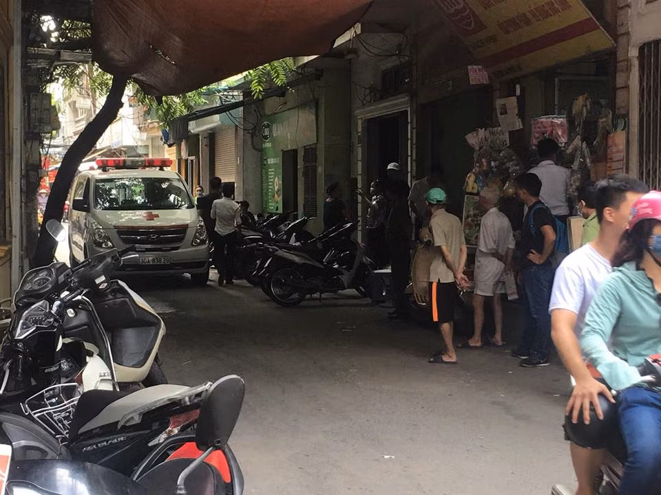 Khu vực hiện trường.