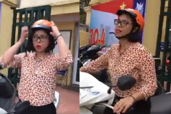 Hình ảnh bà Phùng Phương Thảo xuất hiện trong clip gây xôn xao mạng xã hội.