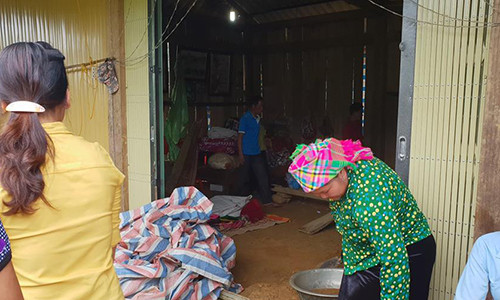 Ngôi nhà xảy ra vụ việc.