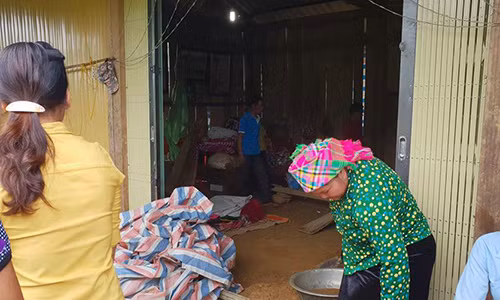 Ngôi nhà xảy ra vụ việc.