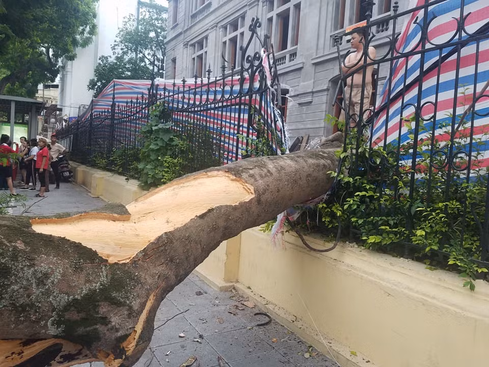 Hiện trường xảy ra vụ việc.