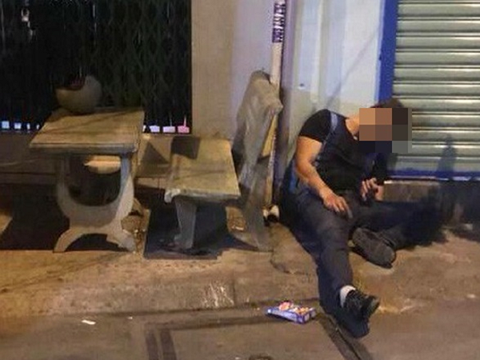 Hình ảnh anh P. bị bắn gục trước đó. Nguồn ANTĐ.