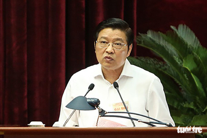 Ông Phan Đình Trạc - Bí thư Trung ương Đảng, phó trưởng ban thường trực BCĐ, Trưởng ban Nội chính trung ương - Ảnh: Nam Trần.