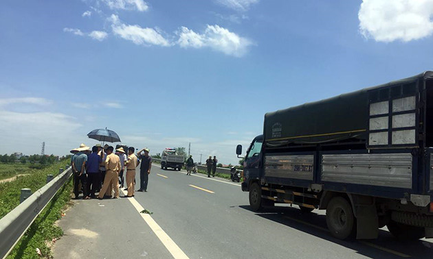 Hiện trường xảy ra vụ việc.