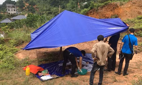 Hiện trường vụ việc.