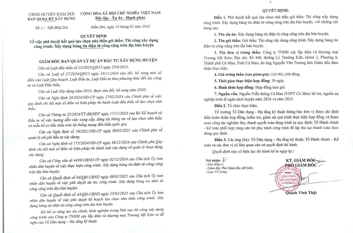 Cà Mau: Nhà thầu nào thi công đường Phan Ngọc Hiển, Đinh Tiên Hoàng? - Hình 4 Ca Mau: Nha thau nao thi cong duong Phan Ngoc Hien, Dinh Tien Hoang?-Hinh-4