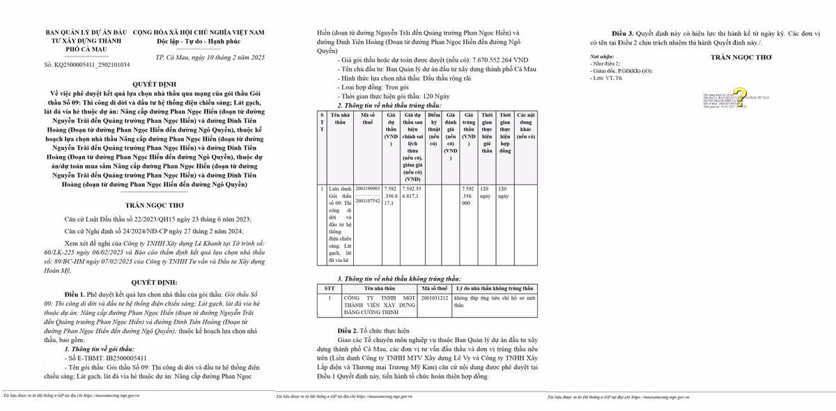 Ca Mau: Nha thau nao thi cong duong Phan Ngoc Hien, Dinh Tien Hoang?-Hinh-2