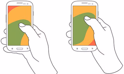 Người có cách cầm điện thoại bằng một tay và dùng ngón tay cái điều khiển thường rất nghiêm túc, mạnh mẽ và thích làm việc độc lập.