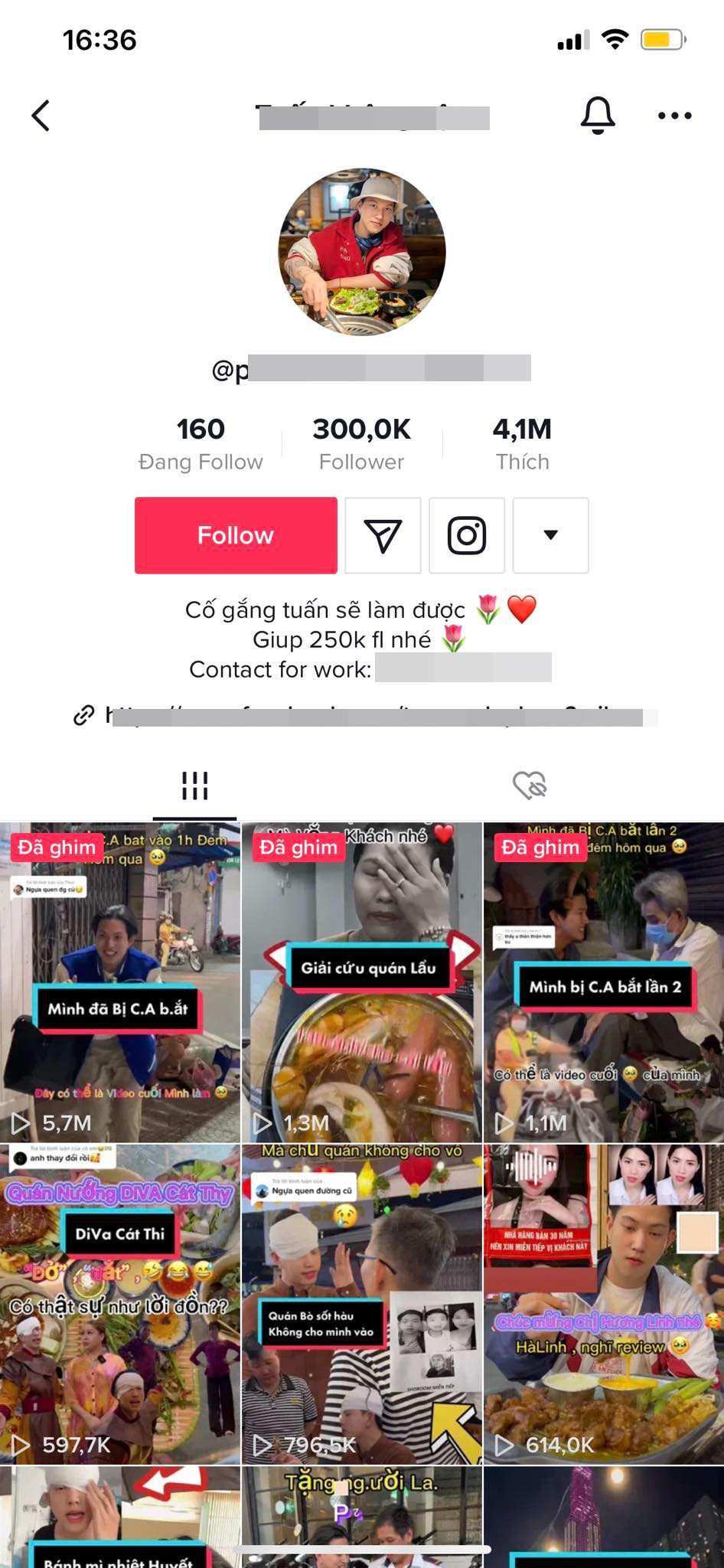 Hiện tại kênh TikTok này sở hữu hơn 300 ngàn theo dõi, và hàng triệu lượt xem, liên tục lên xu hướng tại nền tảng này.