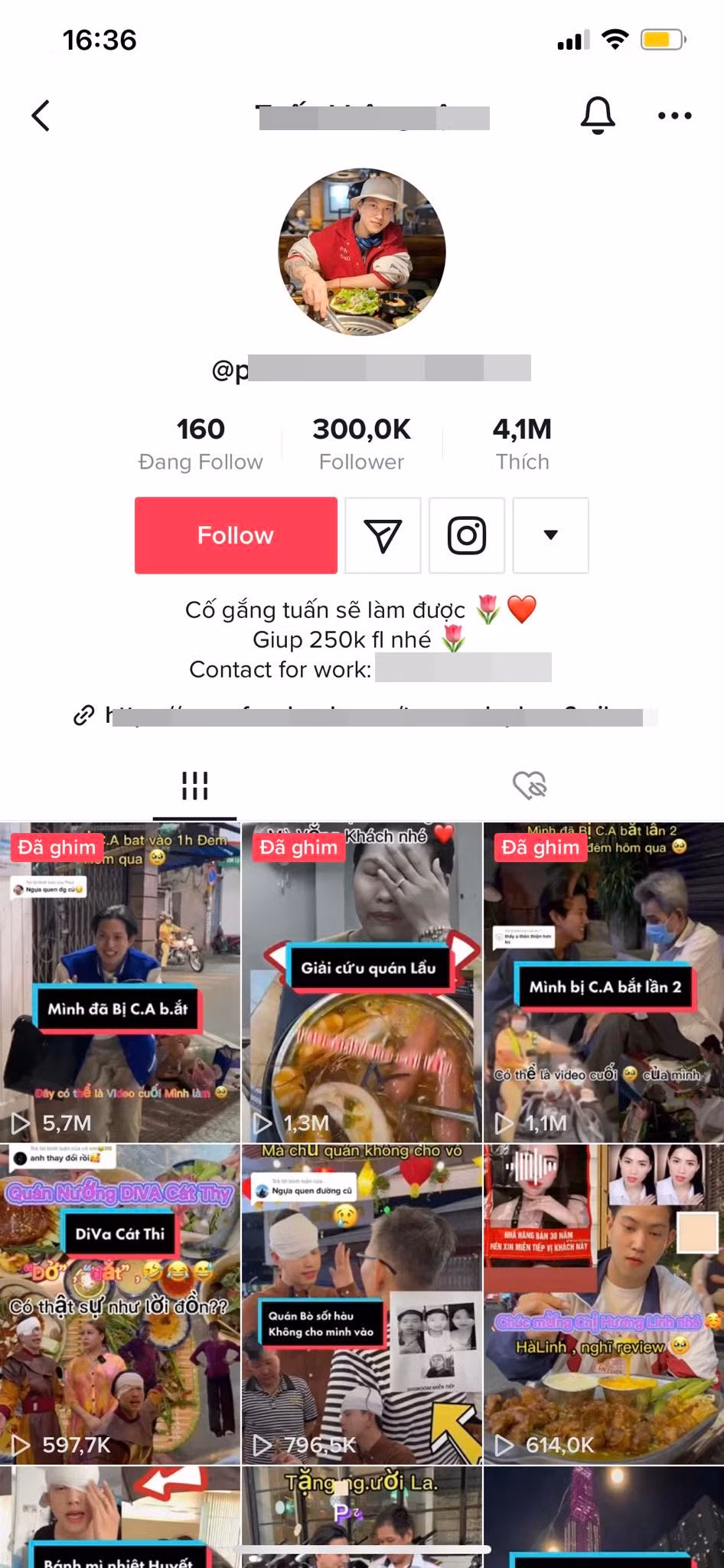 Hiện tại kênh TikTok này sở hữu hơn 300 ngàn theo dõi, và hàng triệu lượt xem, liên tục lên xu hướng tại nền tảng này.