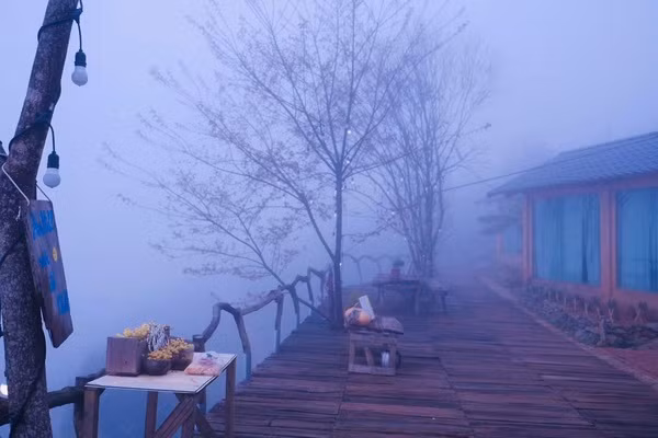 Trên các trang mạng xã hội dễ dàng bắt gặp hình ảnh này cùng dòng trạng thái: “Cũng là mây Tà Xùa nhưng đây là mây mù. Trải nghiệm đáng nhớ của 2 đứa lương 5 triệu tích góp nửa năm đi Tà Xùa”.