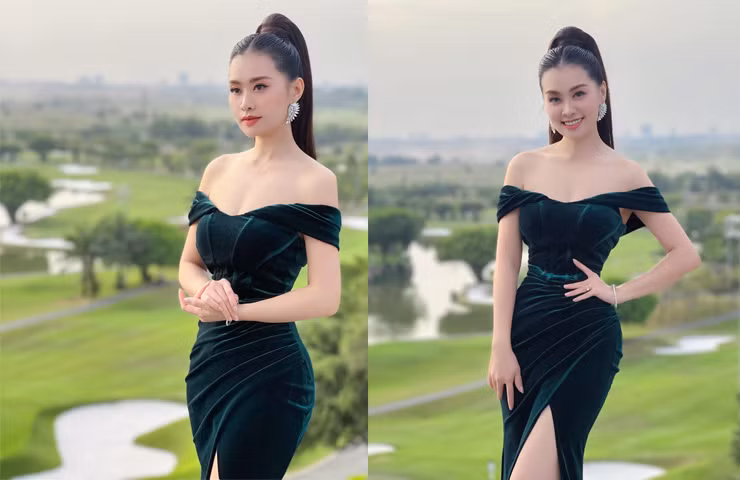 Không chỉ thế, cô còn thường xuyên diện những bộ đồ hở eo nhằm làm nổi bật vòng 2 60cm.