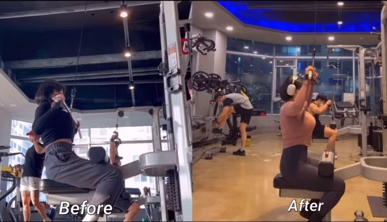 Lí do là cô giảm cân rất nhanh với số lượng lớn tới hơn 50kg. Do đó, vấn đề da chùng hay vòng 1 chảy xệ khiến cô nàng buồn rầu mỗi ngày ngày.