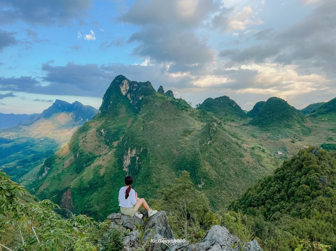 Hà Giang cũng là điểm du lịch dịp lễ được nhiều bạn trẻ tìm đến. Là tỉnh miền núi cao nên khí hậu ở Hà Giang lạnh rõ rệt so với vùng thấp và trung du kế cận. Ảnh: Trần Thu Quỳnh