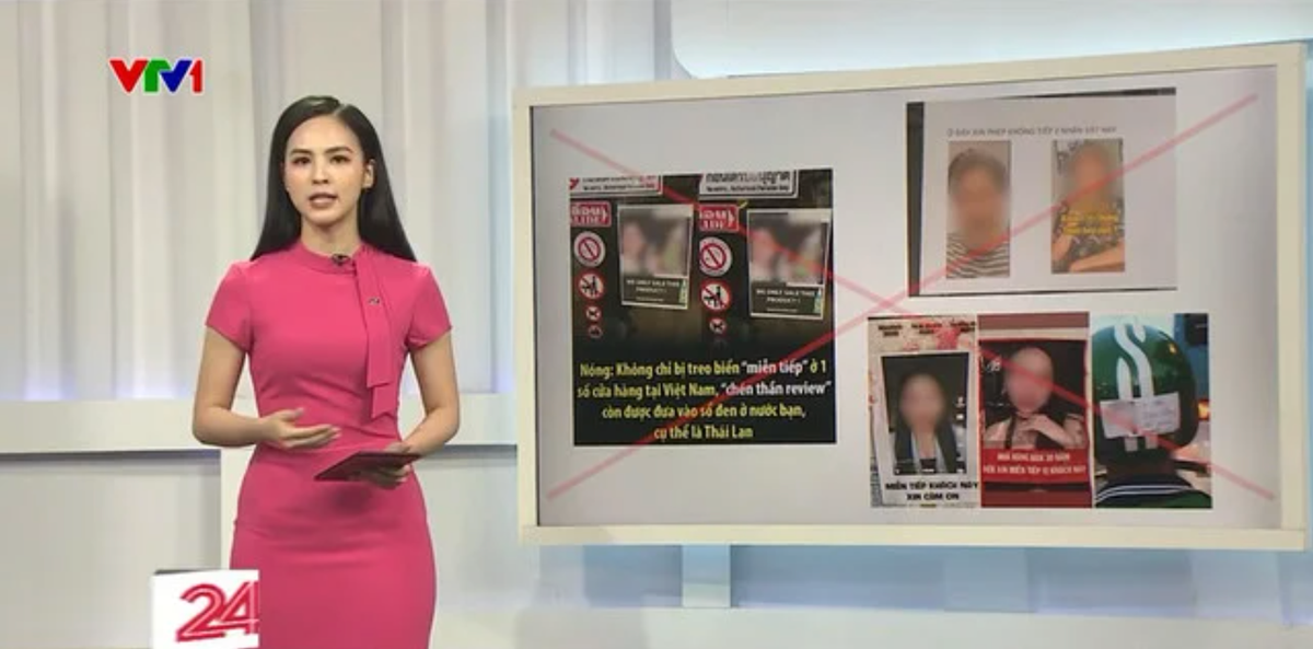 Mới đây, VTV cho phát sóng bản tin với tiêu đề "Reviewer từ đối tác thành ác mộng". Nói về vấn đề trên, VTV điểm mặt các thánh reviewer gây bão những ngày qua trên mạng xã hội.