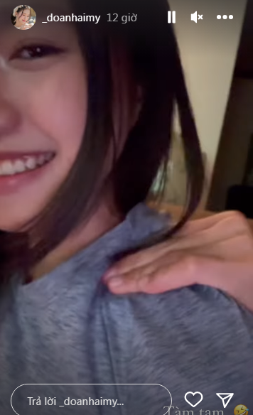 Tuy nhiên, nàng WAG vẫn chưa dành lời khen tuyệt đối nào cho Văn Hậu mà chỉ nhận xét bằng hai từ "tàm tạm".