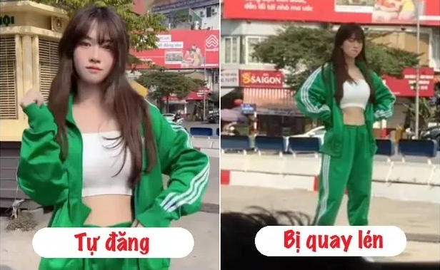 Chia sẻ về điều này, TikToker cho biết: "Mình hi vọng là mọi người có quay mình qua camera thường thì check máy lên 1 tý để chân mình không bị quá ngắn. Với lúc nào trông mình không xinh lắm thì hi vọng mọi người hãy giữ lại đó làm kỉ niệm thôi".
