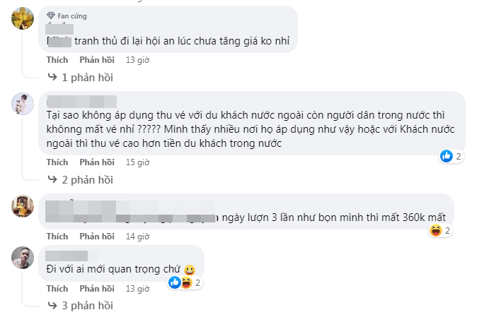 Trước thông tin Hội An thu vé du khách, dưới phần bình luận không ít bạn trẻ nhanh chóng rủ nhau đến check in sớm, tránh việc mất vé vào tham quan phố cổ.