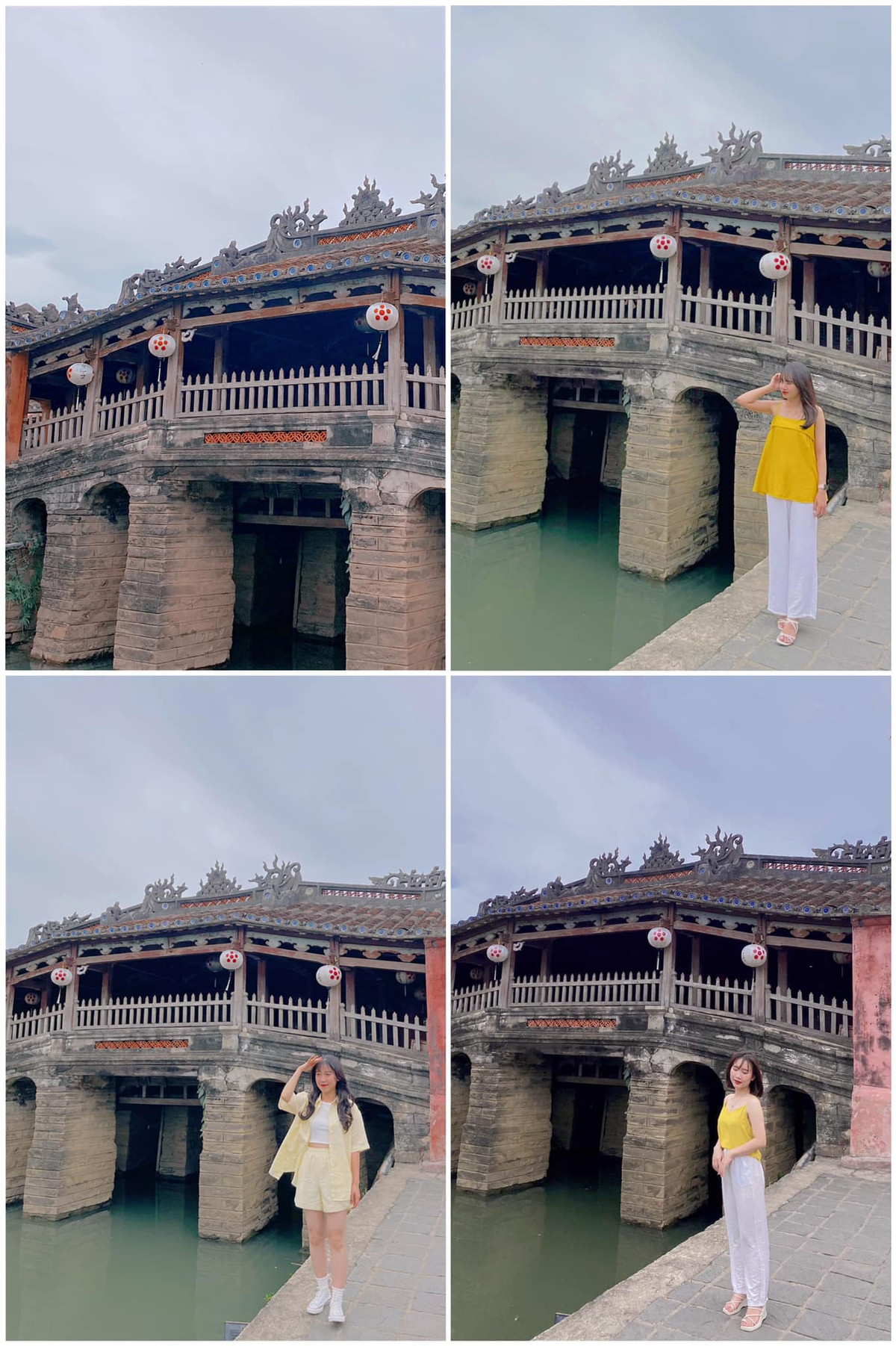 Cây cầu được thiết theo kiểu mái vòm độc đáo, nét cổ kính của chùa Cầu thu hút nhiều bạn trẻ đến chụp ảnh, check-in mỗi khi đến phố cổ Hội An.