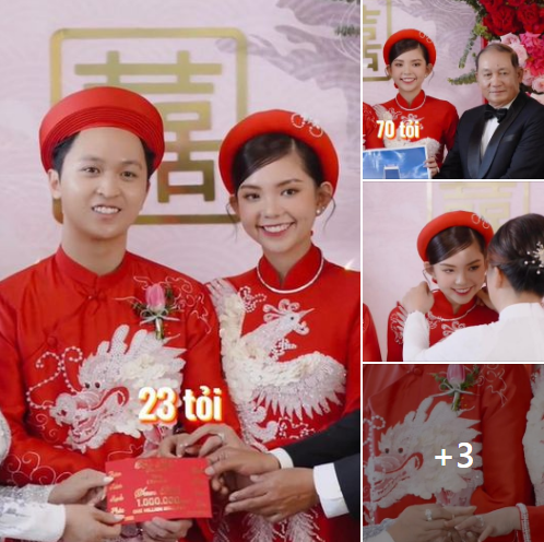 Những hình ảnh trong đám cưới hồi môn "khủng" của cặp đôi ở An Giang đang nhận được nhiều sự chú ý trên mạng xã hội.