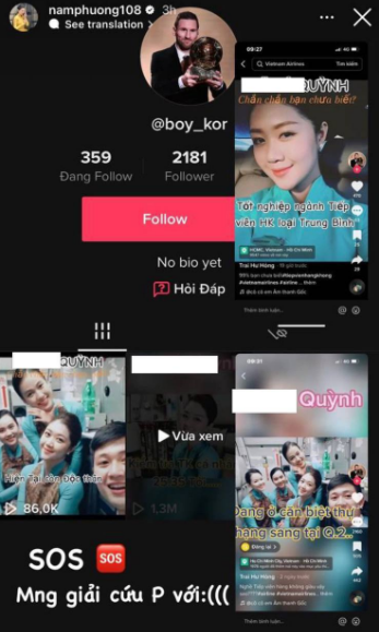 Mới đây, tiếp viên trưởng Vietnam Airlines chia sẻ story “kêu cứu” vì bị một tài khoản TikTok sử dụng ảnh cá nhân đăng tải sai sự thật.