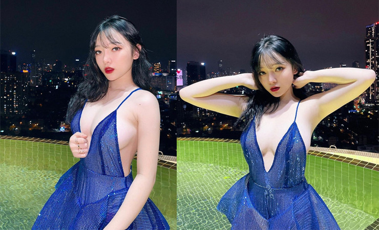 Không riêng Kim Chi, cô gái Hoàng Nguyễn Linh Chi sinh năm 2002, Lạng Sơn cũng là hot girl biết cách ăn mặc để "hack" chiều cao.