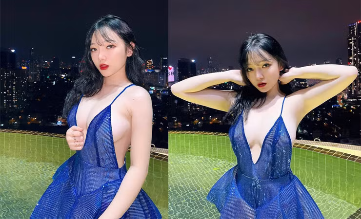 Không riêng Kim Chi, cô gái Hoàng Nguyễn Linh Chi sinh năm 2002, Lạng Sơn cũng là hot girl biết cách ăn mặc để "hack" chiều cao.