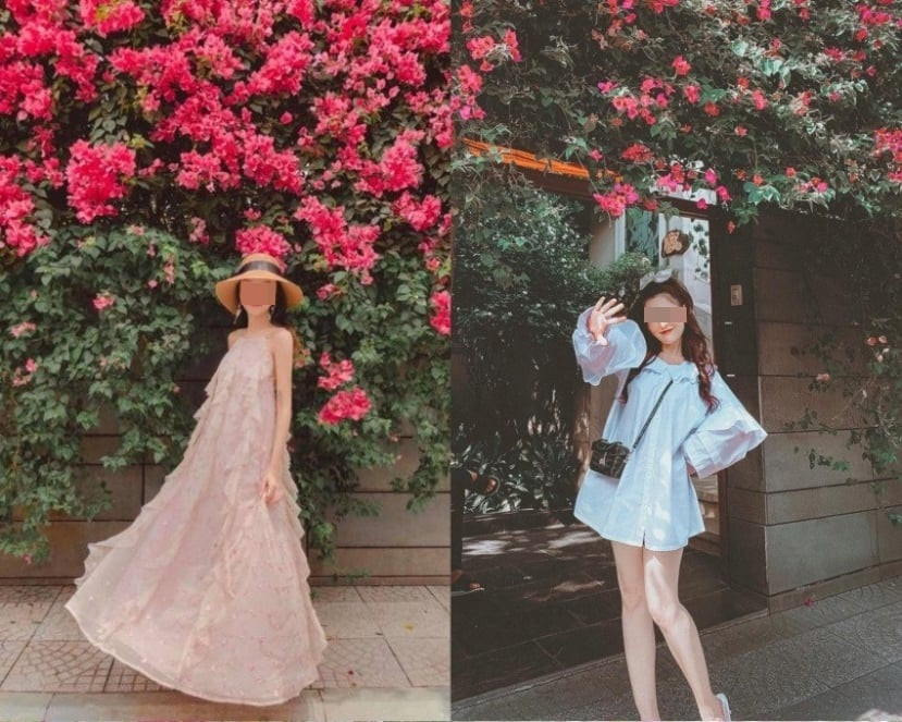 Con đường hoa giấy trên không phải là nơi duy nhất bị cấm biển "hạn chế chụp ảnh", trước đó "hẻm Hàn Quốc" (cư xá 139 Lý Chính Thắng, quận 3, TP.HCM) cũng thêm "cấm chụp hình" vào quy định. Ảnh: Facebook