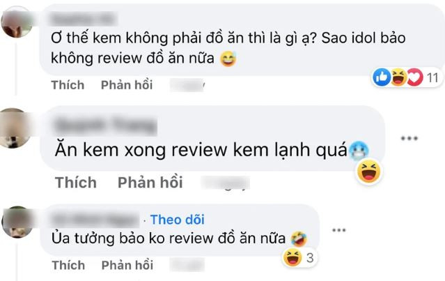 Sau khi clip được đăng tải, cư dân mạng nhanh chóng lên tiếng, bàn tán bởi trước đó cô cũng tuyên bố ngừng review đồ ăn, quán ăn để tránh "đạp đổ bát cơm" của người khác.