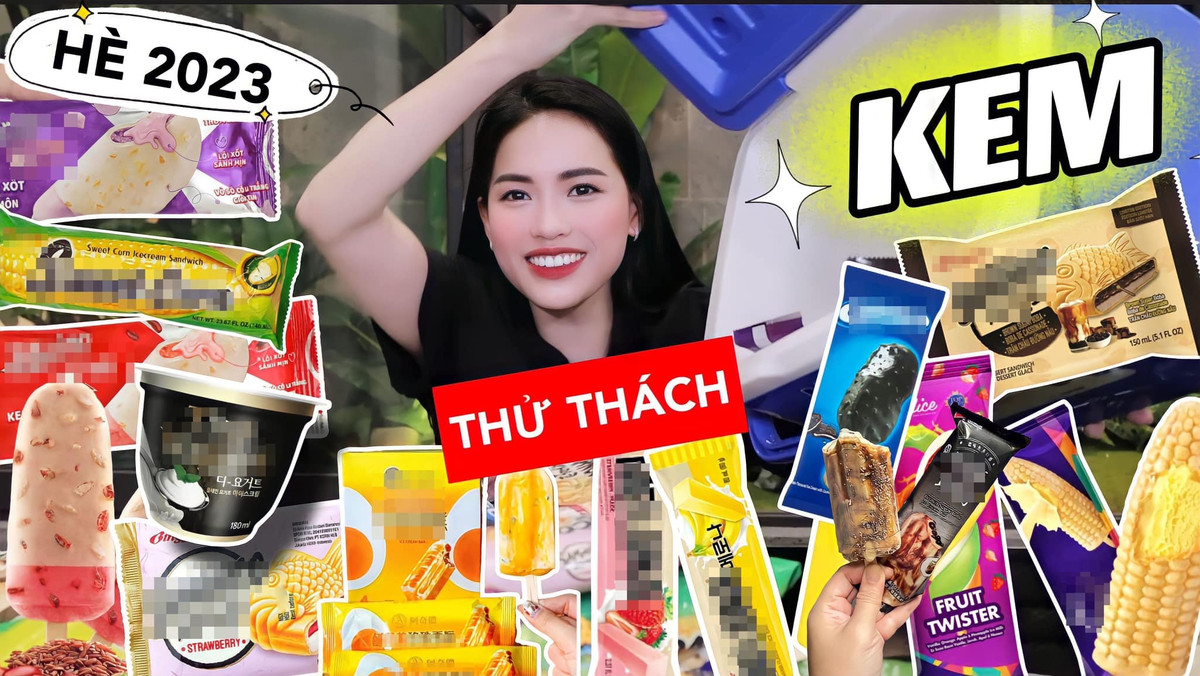 Mới đây, kênh Youtuber của Võ Hà Linh đăng tải clip với tiêu đề "Thử Thách: Ăn thử 1001 loại kem độc lạ siêu hot! Chào hè 2023, kem cá, trứng muốn, trà sữa, bắp...", clip nhanh chóng gây chú ý.