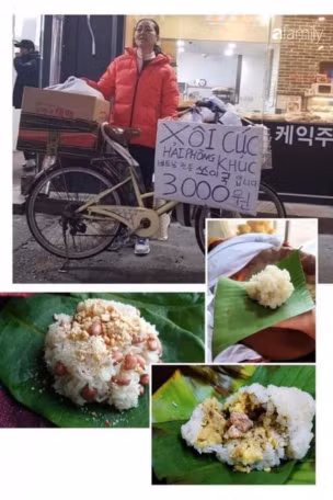 Xôi khúc là món ăn yêu thích của chị Phương và chị từng được chứng kiến người cô nấu món xôi khúc từ các nguyên liệu tự nhiên khi còn ở Việt Nam nên học hỏi kinh nghiệm, sang Hàn Quốc để khởi nghiệp.