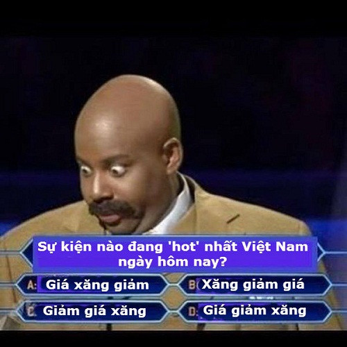 Xăng giảm giá và ảnh chế sự kiện hot nhất Việt Nam ngày hôm nay.