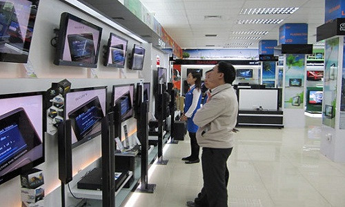 Sieu thi dien may o at khuyen mai “soc” sau Tet